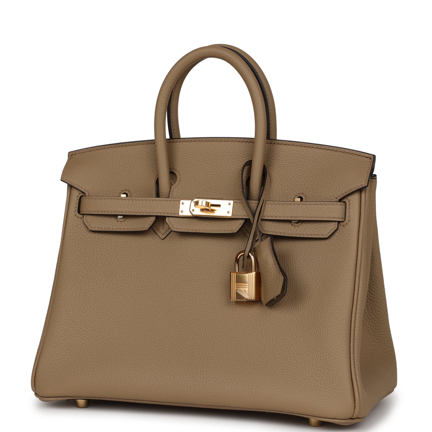 HMS Birkin 25 Beige Marfa Togo Gold Hardware