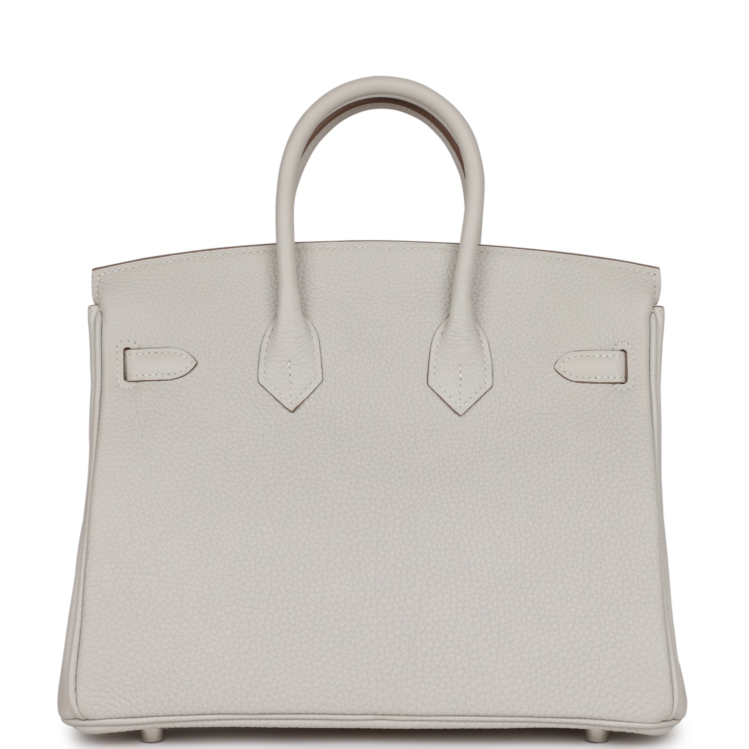HMS Birkin 25 Gris Pale Togo Palladium Hardware