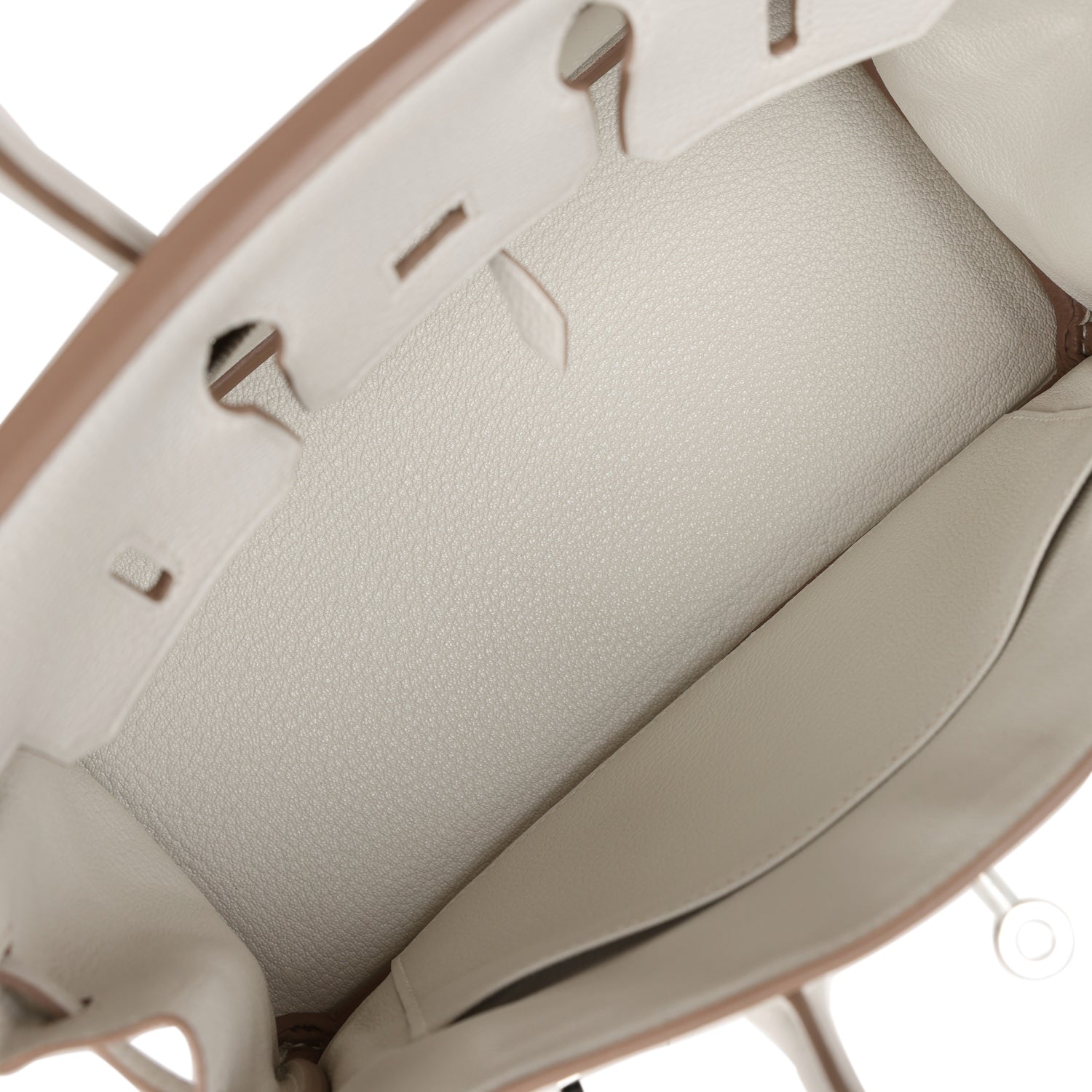 HMS Birkin 25 Gris Pale Togo Palladium Hardware