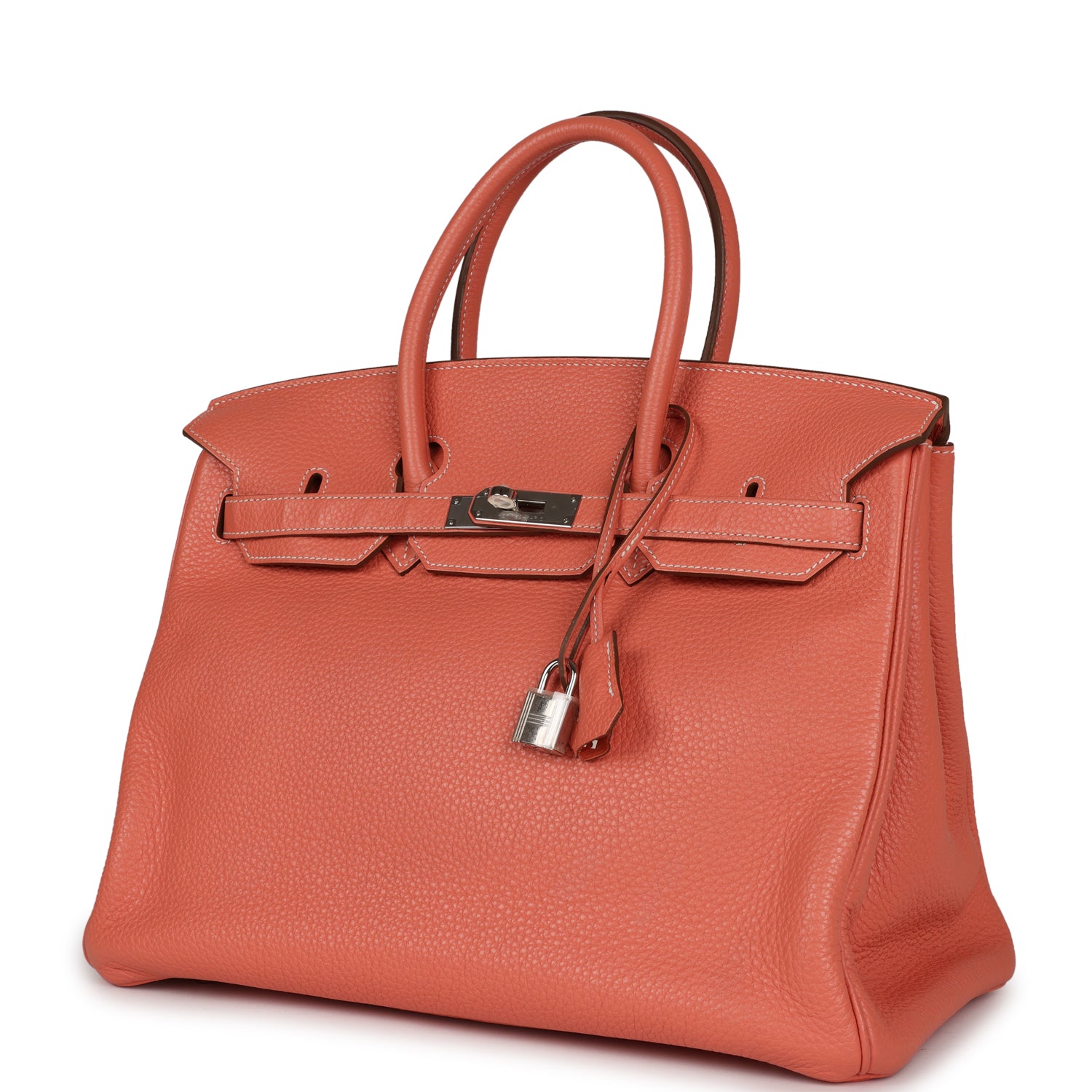Top Quality HMS Birkin 35 Crevette Clemence Palladium Hardware