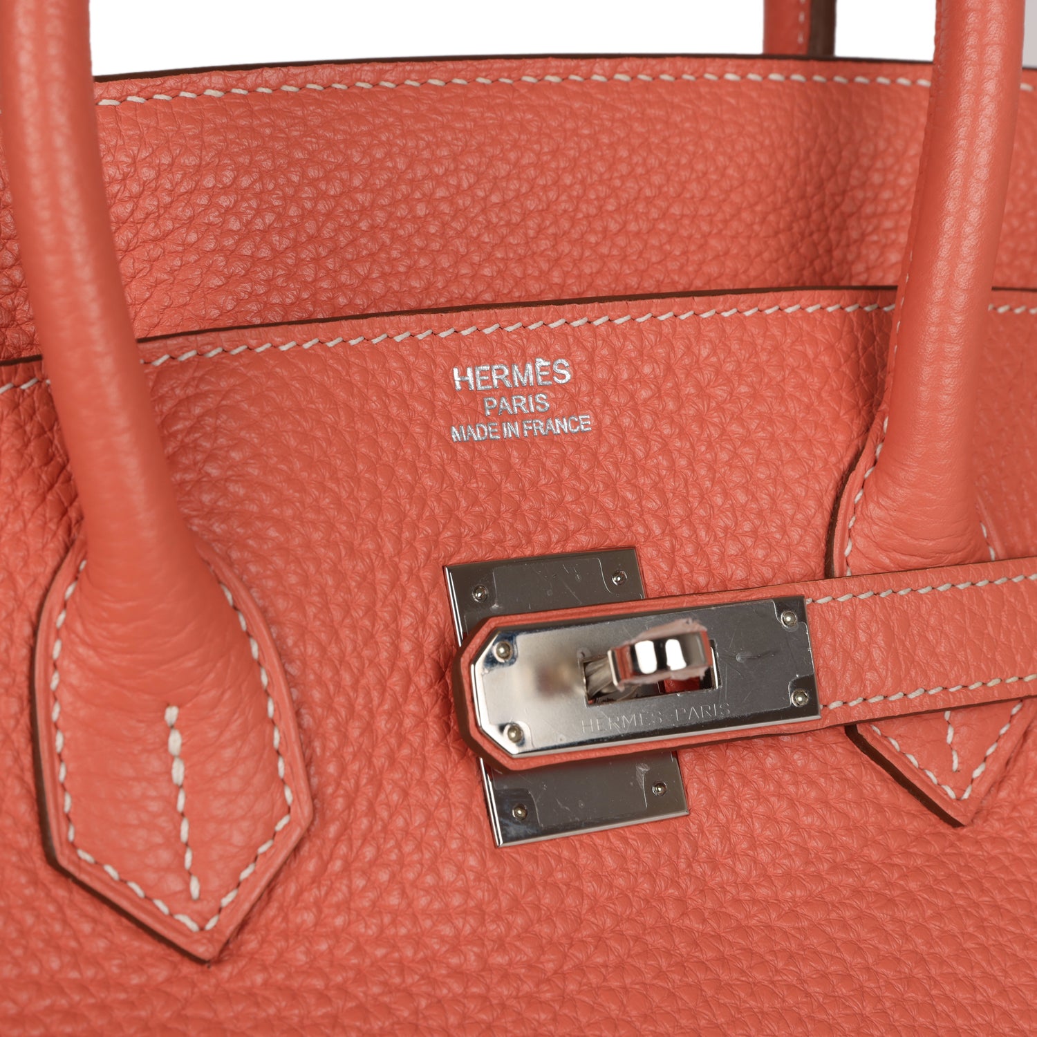 Top Quality HMS Birkin 35 Crevette Clemence Palladium Hardware