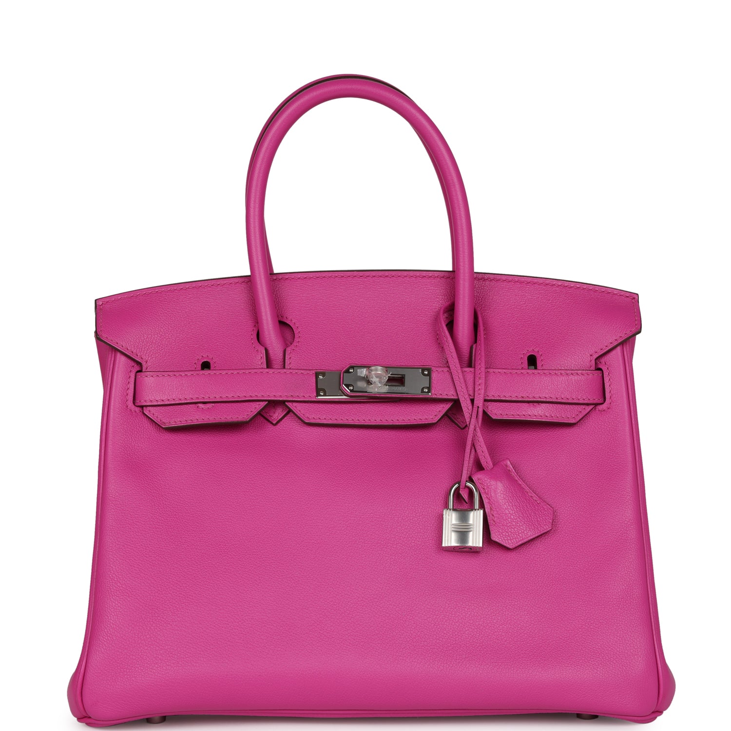 Top Quality HMS Birkin 30 Magnolia Verso Novillo Palladium Hardware