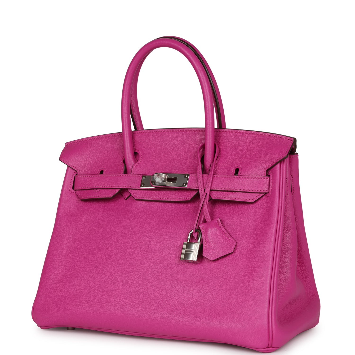 Top Quality HMS Birkin 30 Magnolia Verso Novillo Palladium Hardware