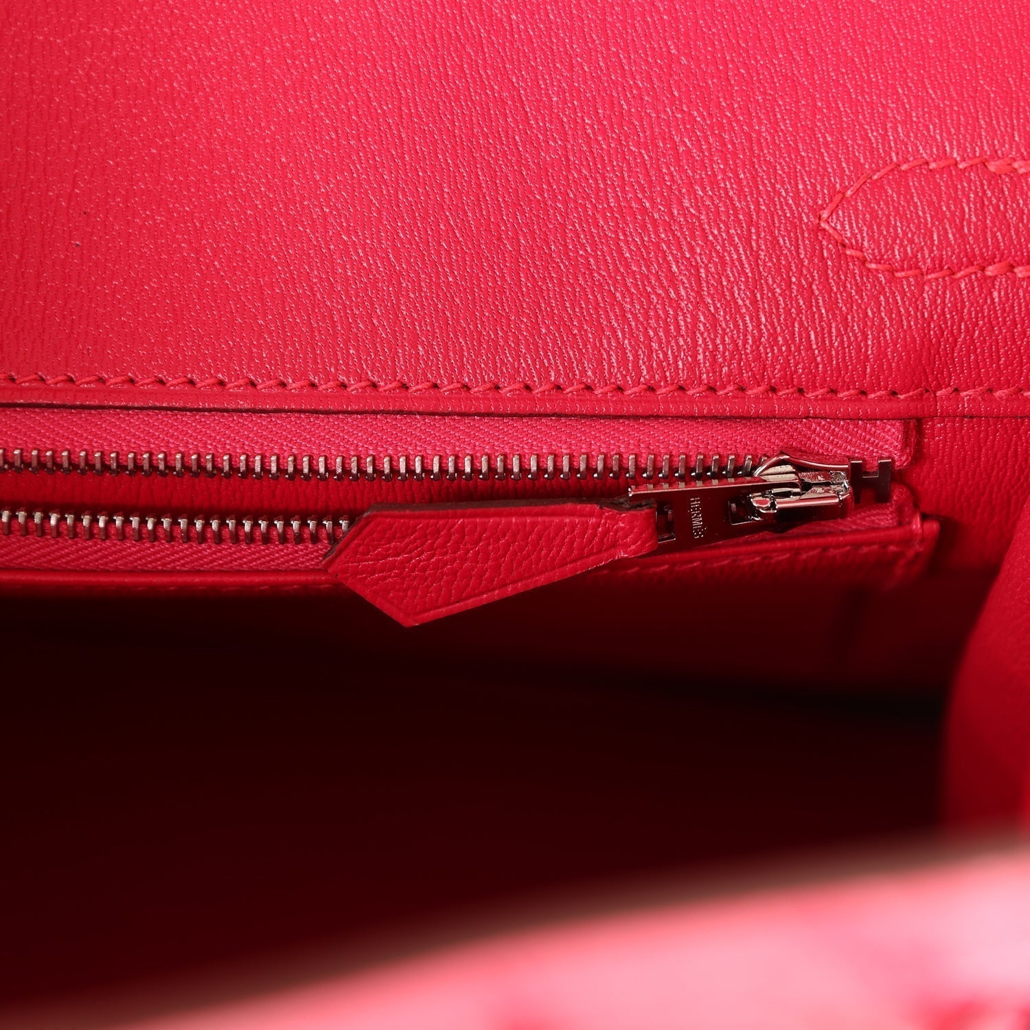 HMS Birkin 25 Rose Extreme Matte Porosus Crocodile Palladium Hardware