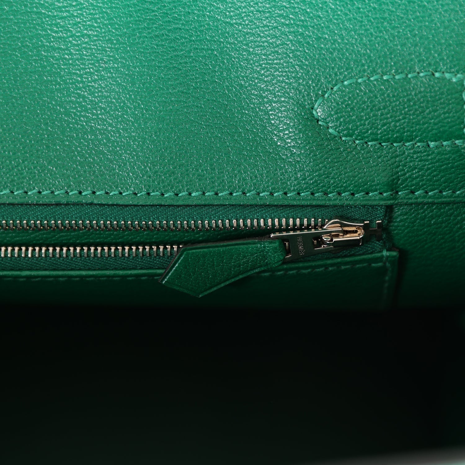 HMS Birkin 30 Emerald Shiny Niloticus Crocodile Palladium Hardware