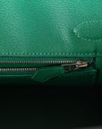 HMS Birkin 30 Emerald Shiny Niloticus Crocodile Palladium Hardware