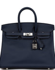 HMS Birkin 25 Bleu Navy Swift Palladium Hardware