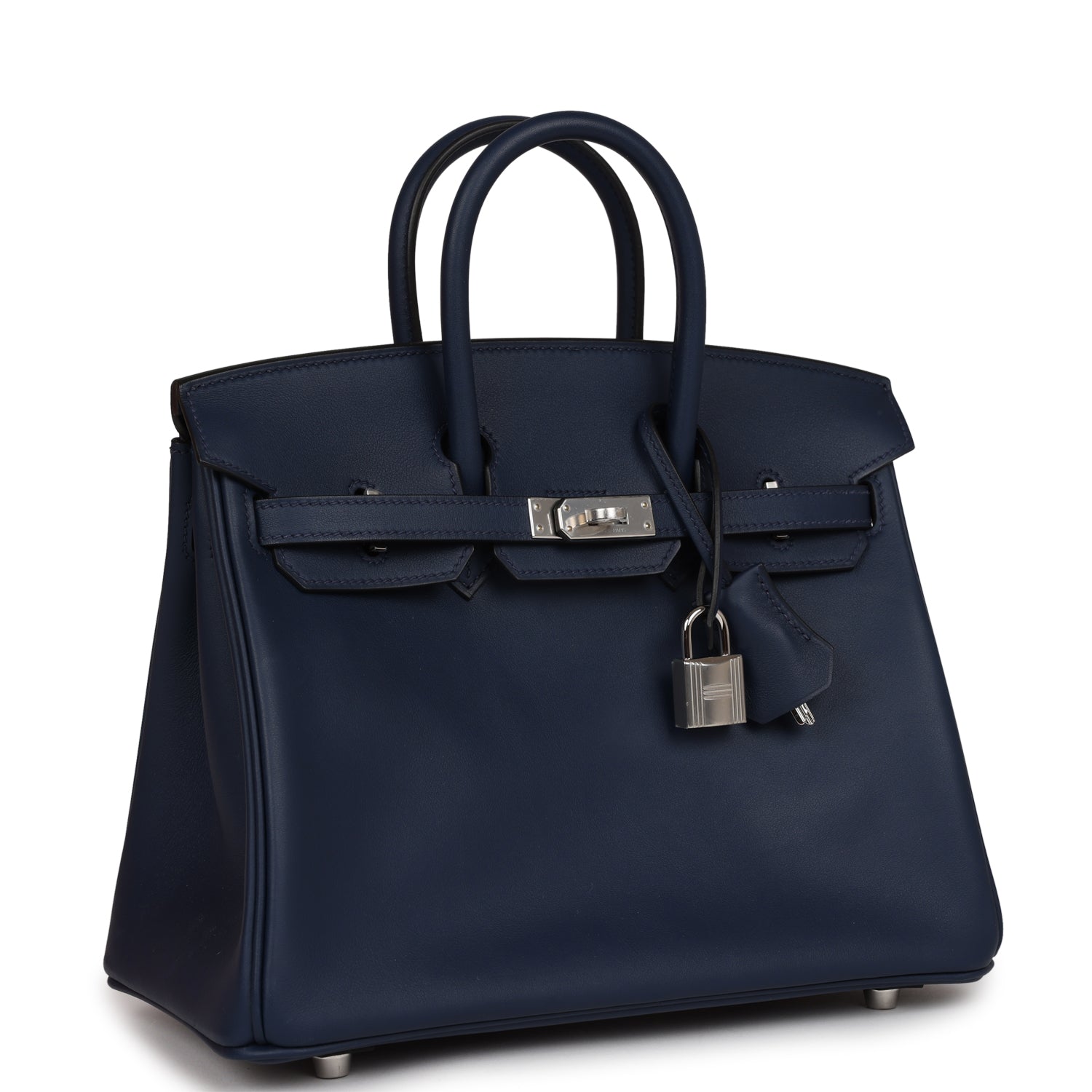 HMS Birkin 25 Bleu Navy Swift Palladium Hardware