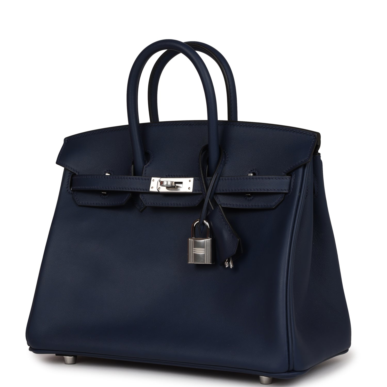 HMS Birkin 25 Bleu Navy Swift Palladium Hardware