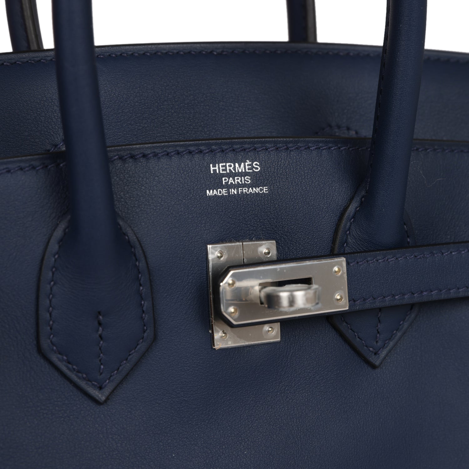 HMS Birkin 25 Bleu Navy Swift Palladium Hardware