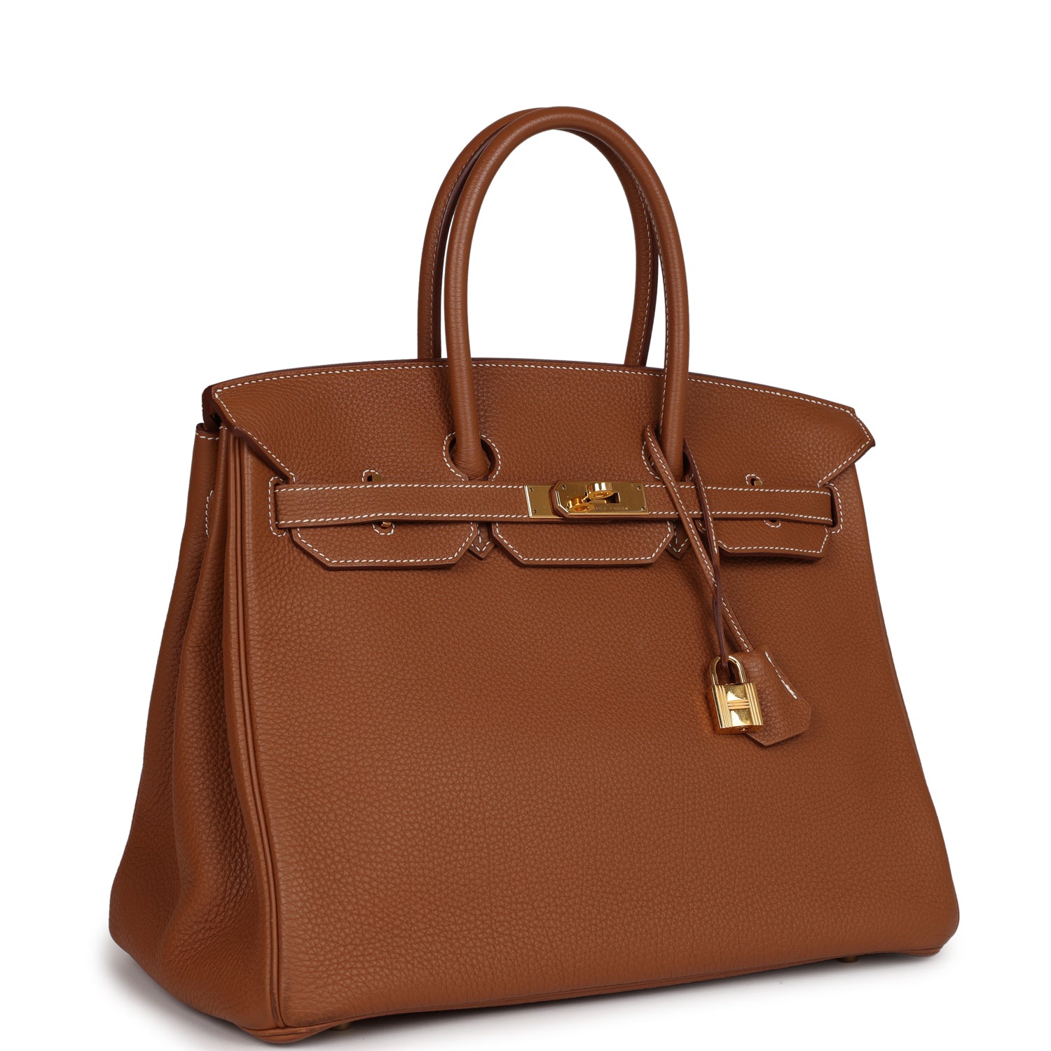Top Quality HMS Birkin 35 Gold Togo Gold Hardware