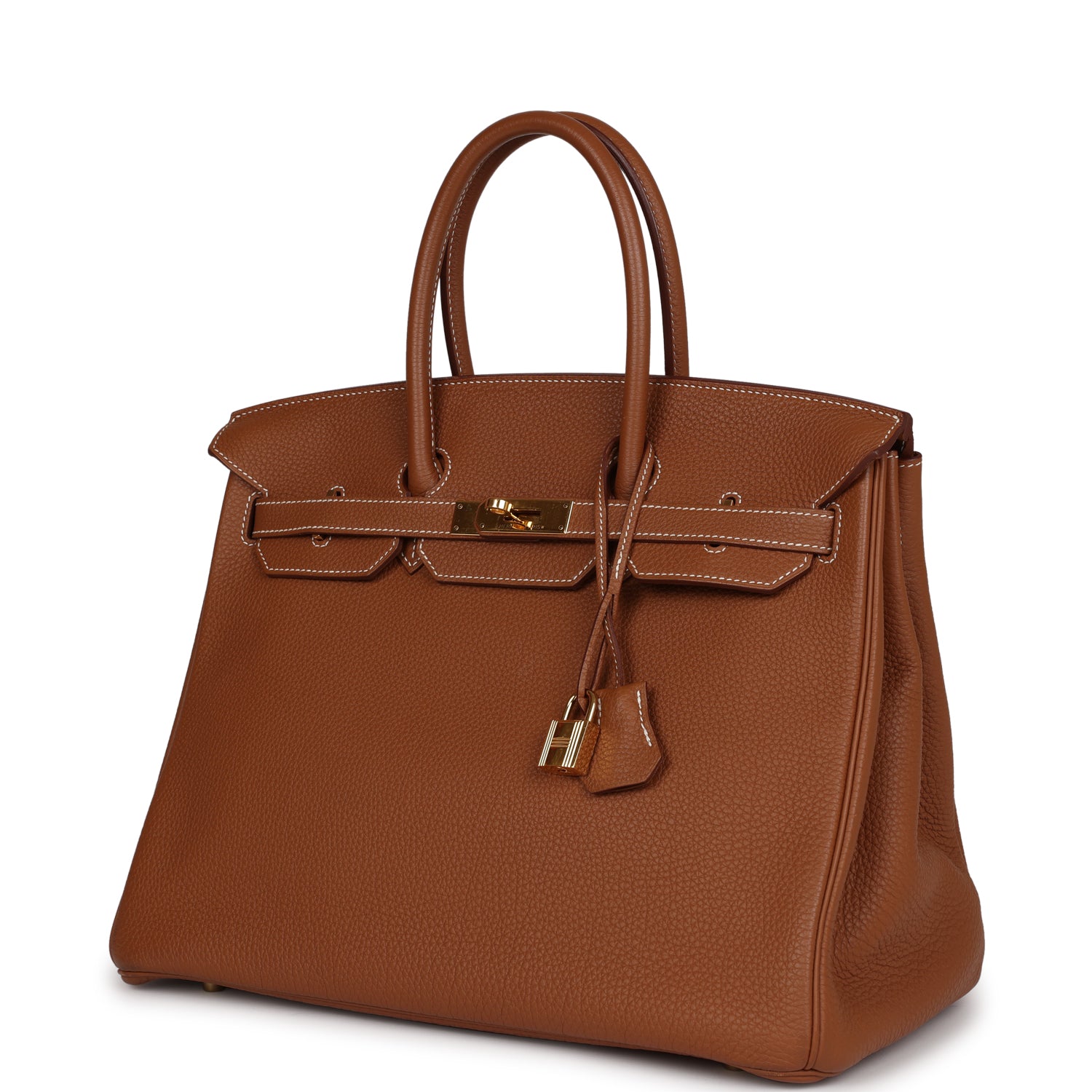 Top Quality HMS Birkin 35 Gold Togo Gold Hardware