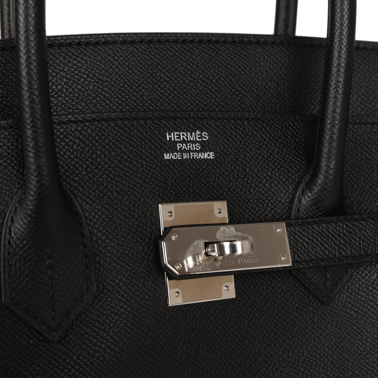 HMS Birkin 35 Black Epsom Palladium Hardware