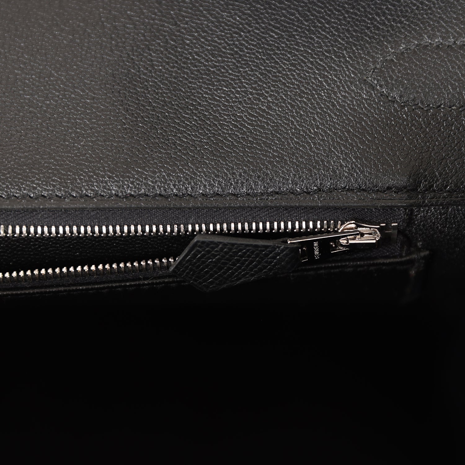 HMS Birkin 35 Black Epsom Palladium Hardware