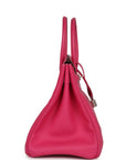 Top Quality HMS Birkin 35 Rose Tyrien Candy Epsom Palladium Hardware
