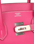 Top Quality HMS Birkin 35 Rose Tyrien Candy Epsom Palladium Hardware