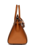 HMS Birkin Sellier 25 Toffee Epsom Palladium Hardware