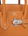HMS Birkin Sellier 25 Toffee Epsom Palladium Hardware