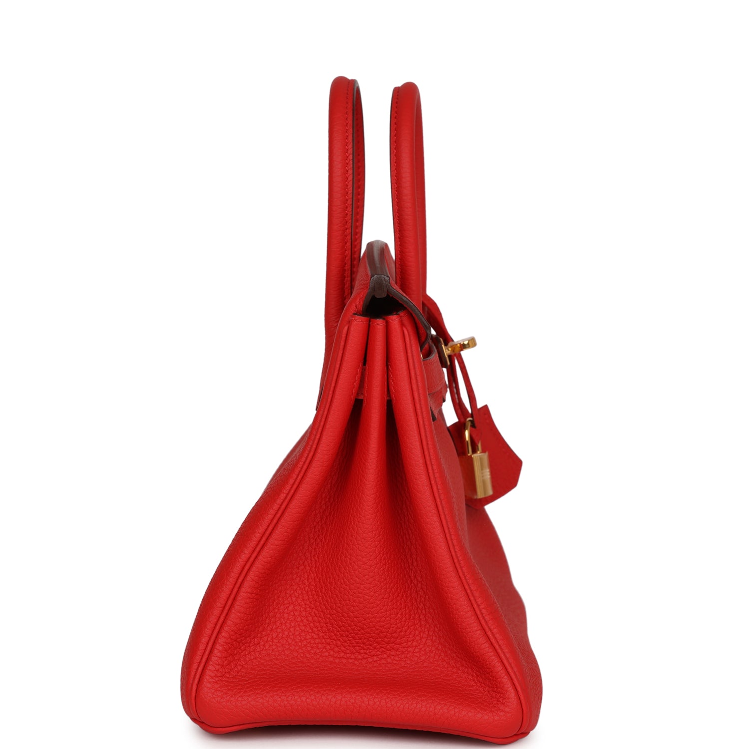 HMS Birkin 25 Rouge de Coeur Togo Gold Hardware