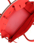 HMS Birkin 25 Rouge de Coeur Togo Gold Hardware
