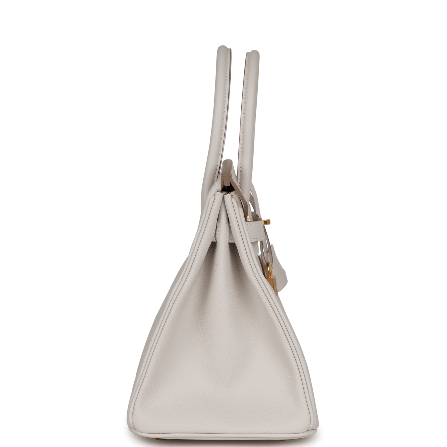 HMS Birkin 30 Gris Pale Epsom Gold Hardware