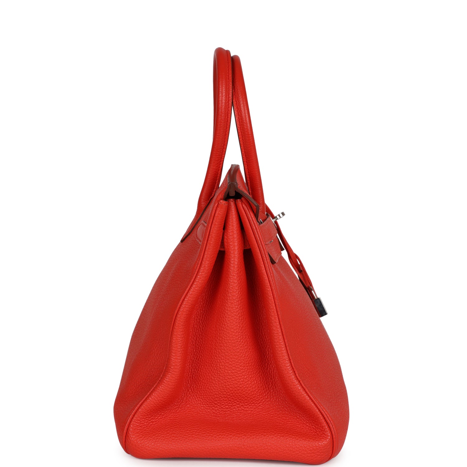 Top Quality HMS Birkin 35 Rouge Tomate Togo Palladium Hardware