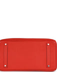 Top Quality HMS Birkin 35 Rouge Tomate Togo Palladium Hardware