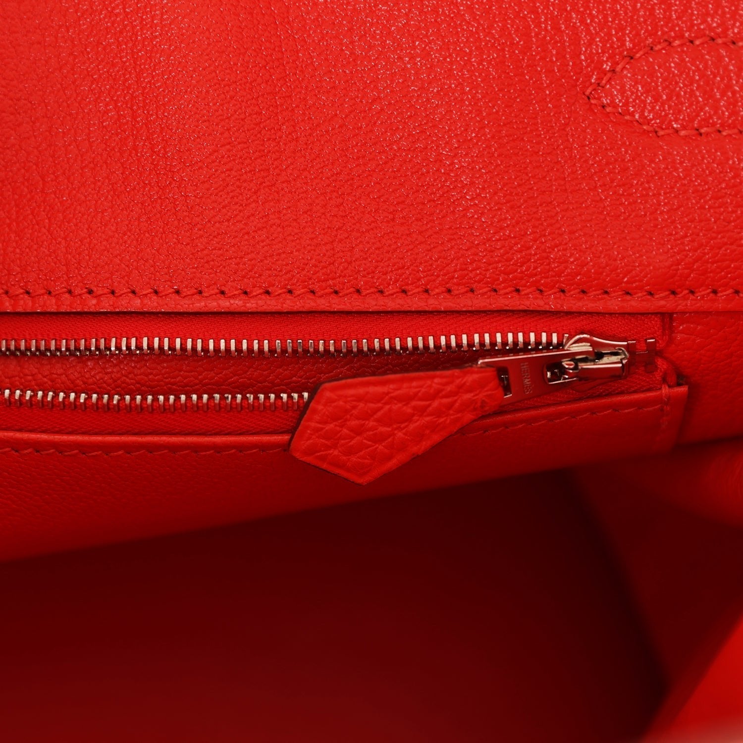 Top Quality HMS Birkin 35 Rouge Tomate Togo Palladium Hardware