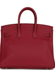 Top Quality HMS Birkin 25 Rubis Togo Gold Hardware