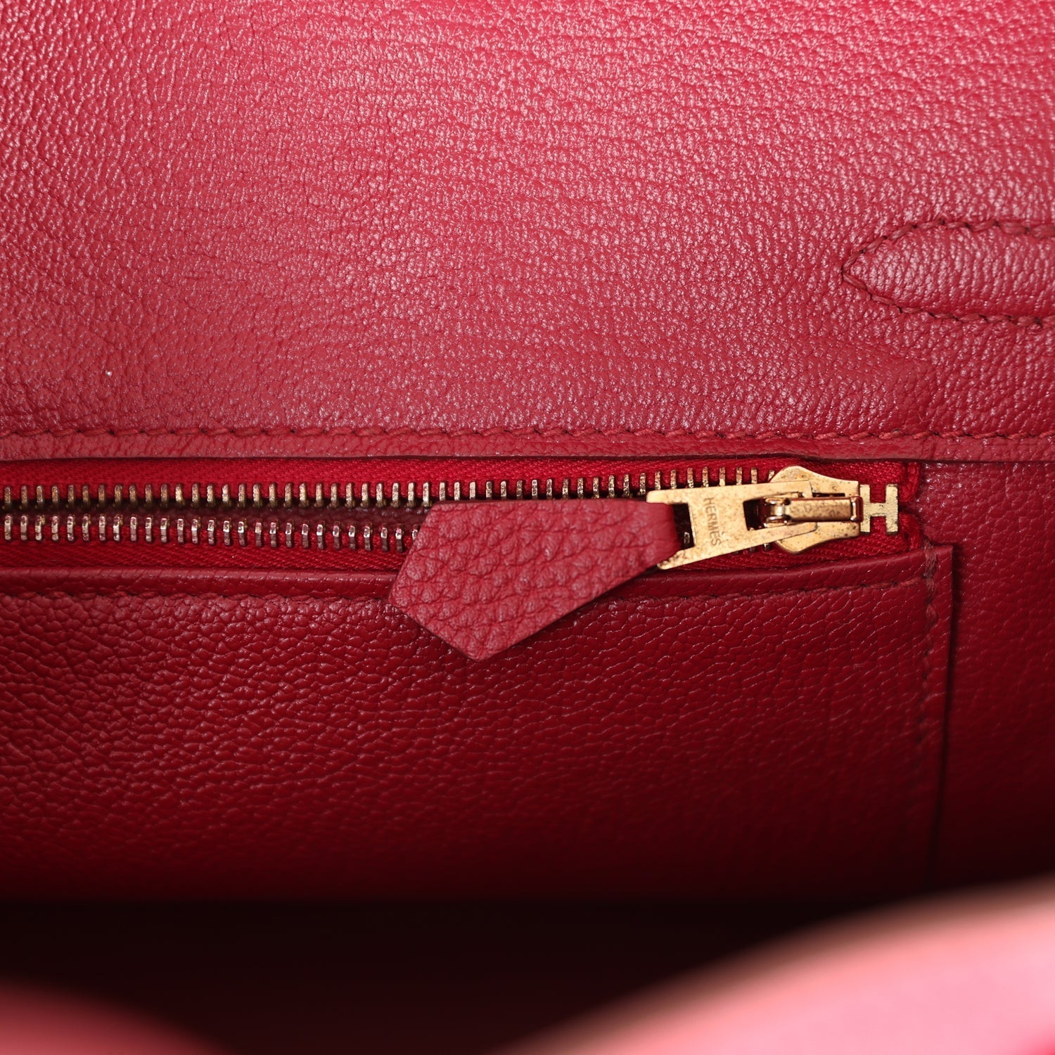 Top Quality HMS Birkin 25 Rubis Togo Gold Hardware