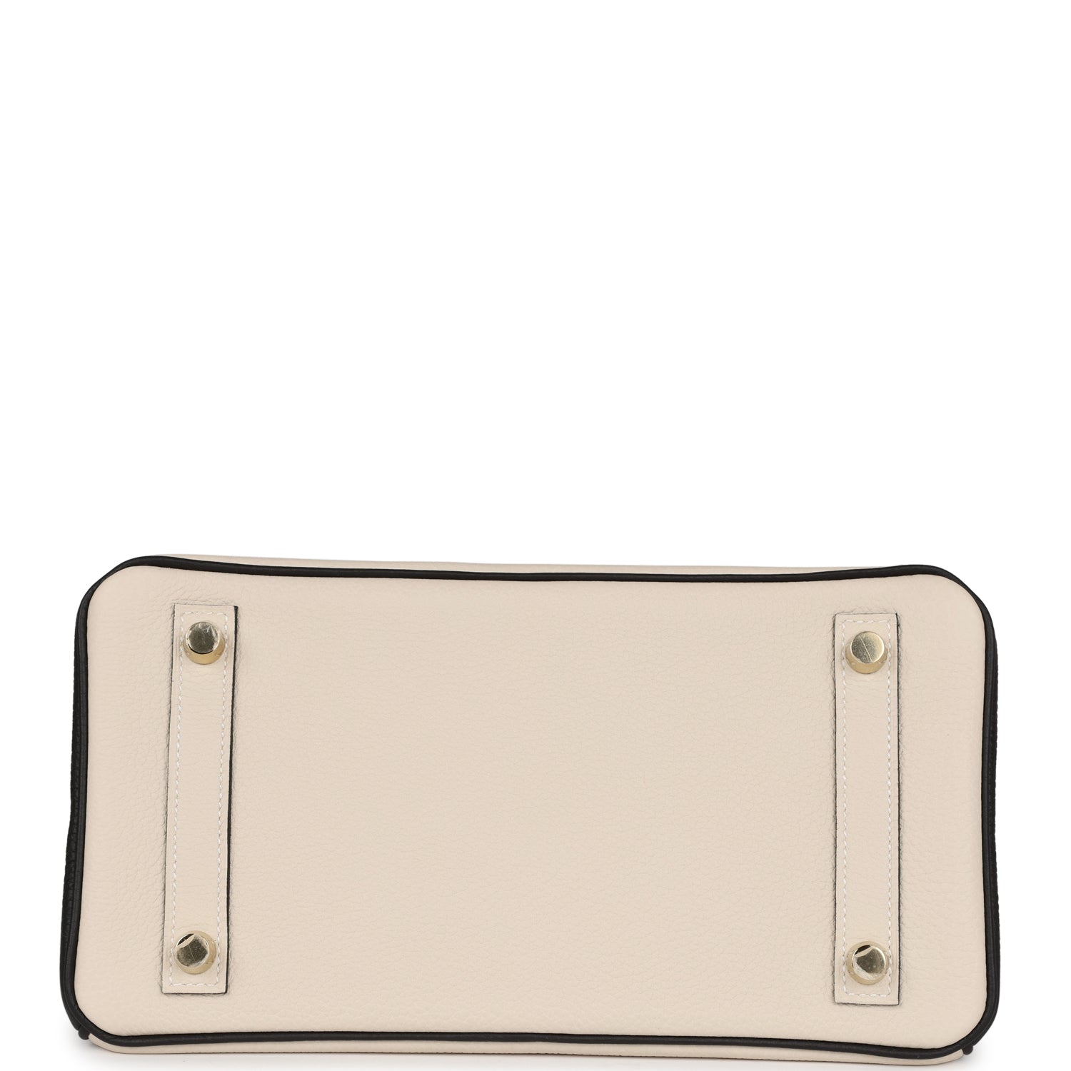 HMS Special Order (HSS) Birkin 25 Craie and Black Togo Brushed Gold Hardware
