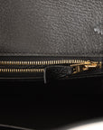 HMS Special Order (HSS) Birkin 25 Craie and Black Togo Brushed Gold Hardware