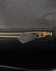 HMS Birkin 30 Black Niloticus Crocodile and Togo Touch Rose Gold Hardware