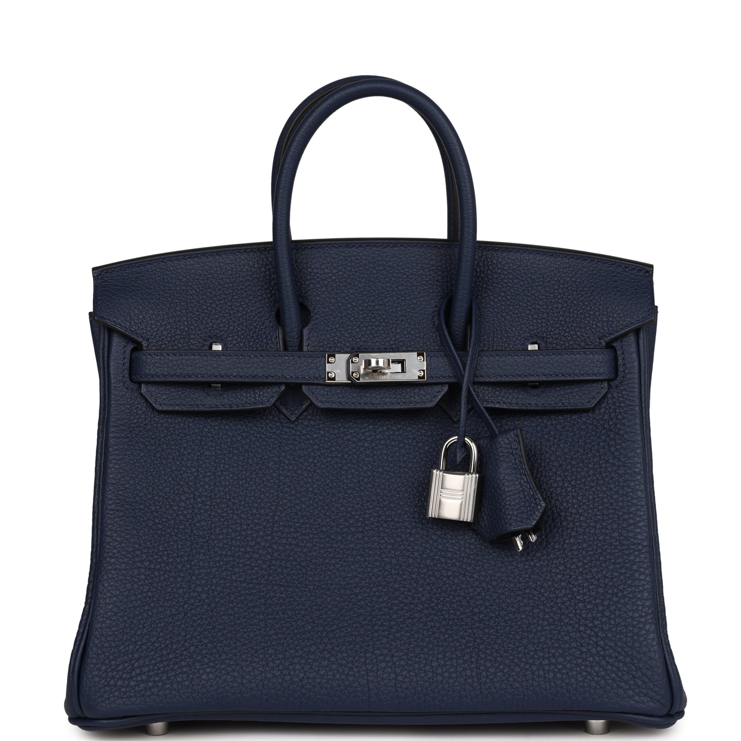 HMS Birkin 25 Bleu Navy Togo Palladium Hardware