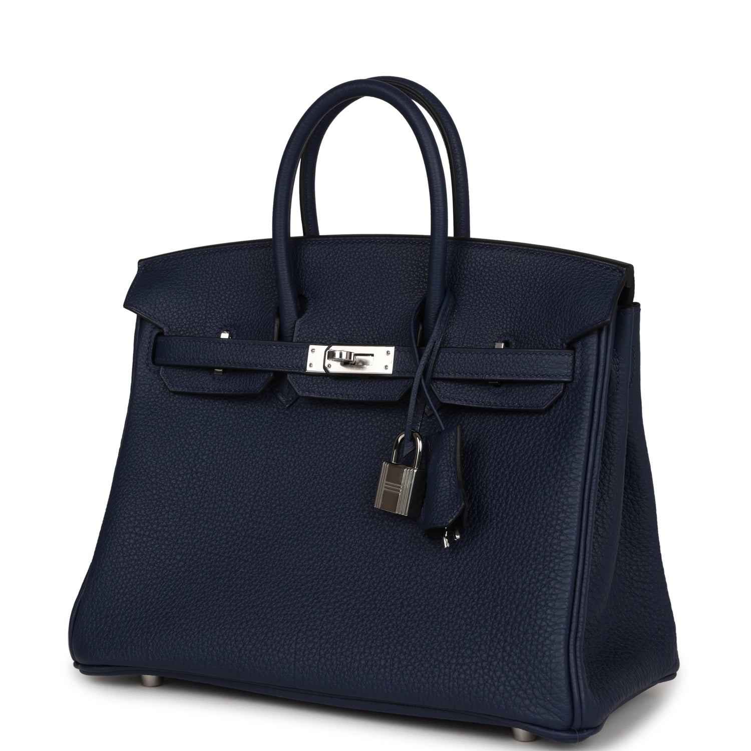 HMS Birkin 25 Bleu Navy Togo Palladium Hardware