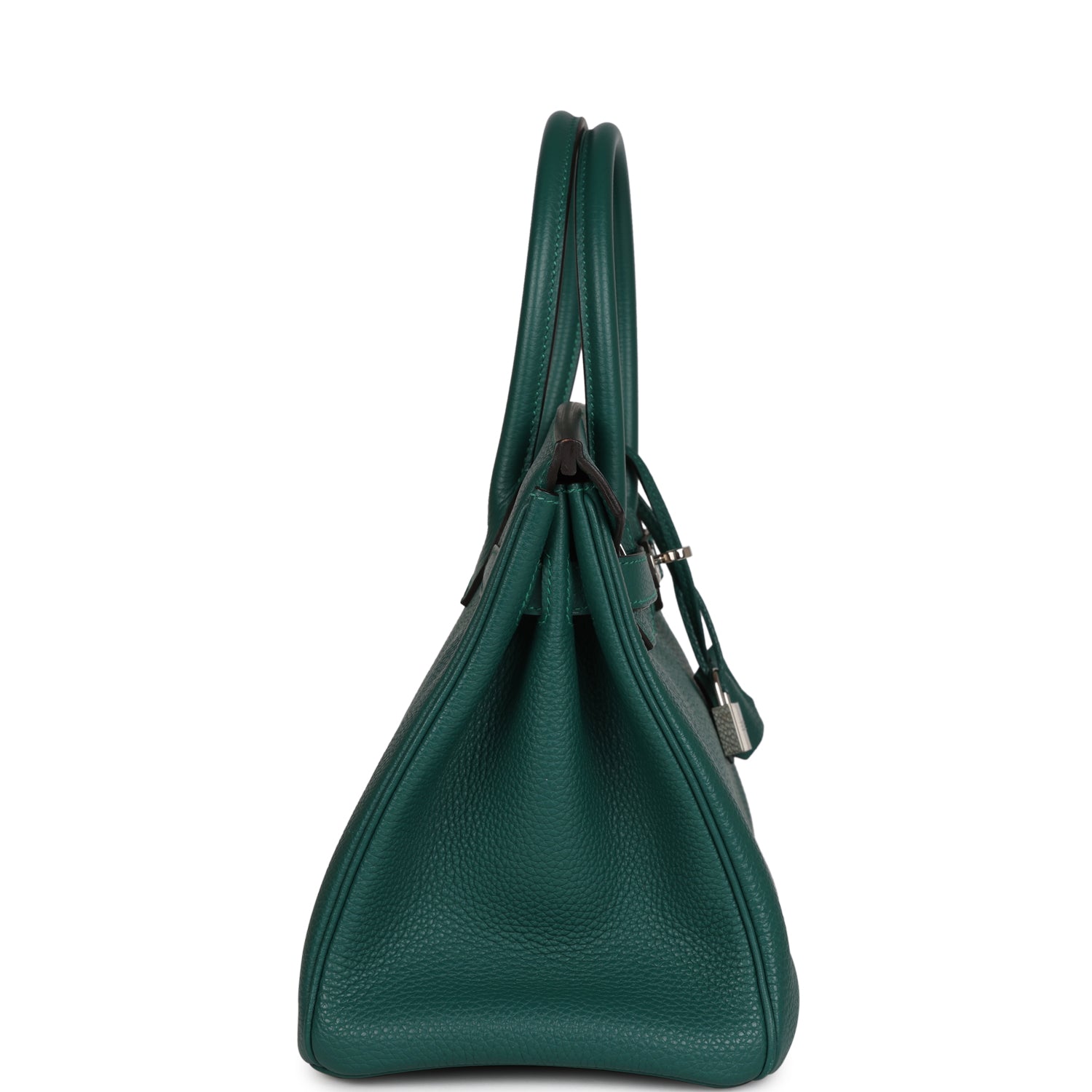 Top Quality HMS Birkin 30 Malachite Togo Palladium Hardware