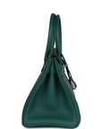 Top Quality HMS Birkin 30 Malachite Togo Palladium Hardware