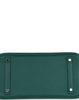 Top Quality HMS Birkin 30 Malachite Togo Palladium Hardware