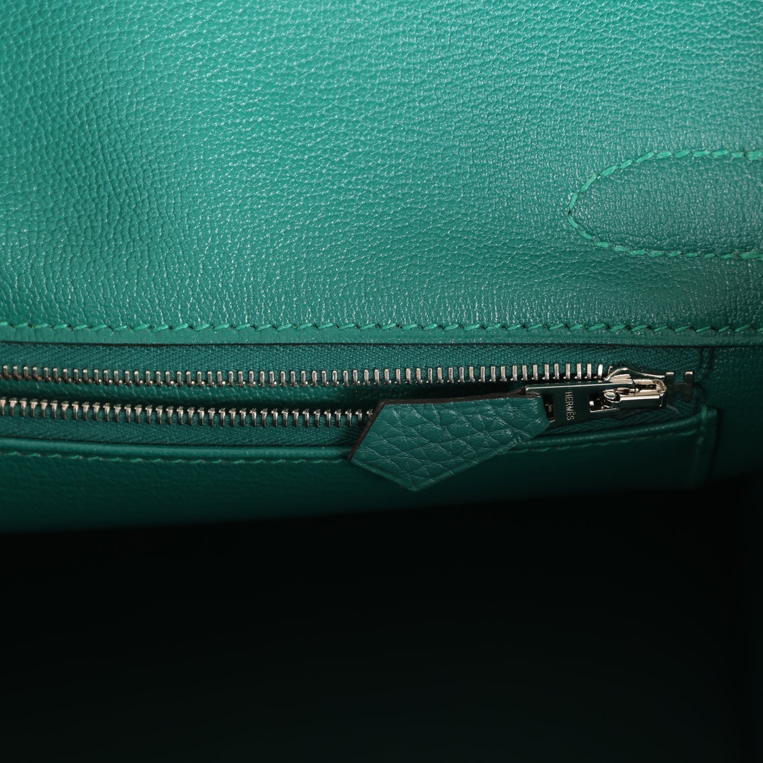 Top Quality HMS Birkin 30 Malachite Togo Palladium Hardware