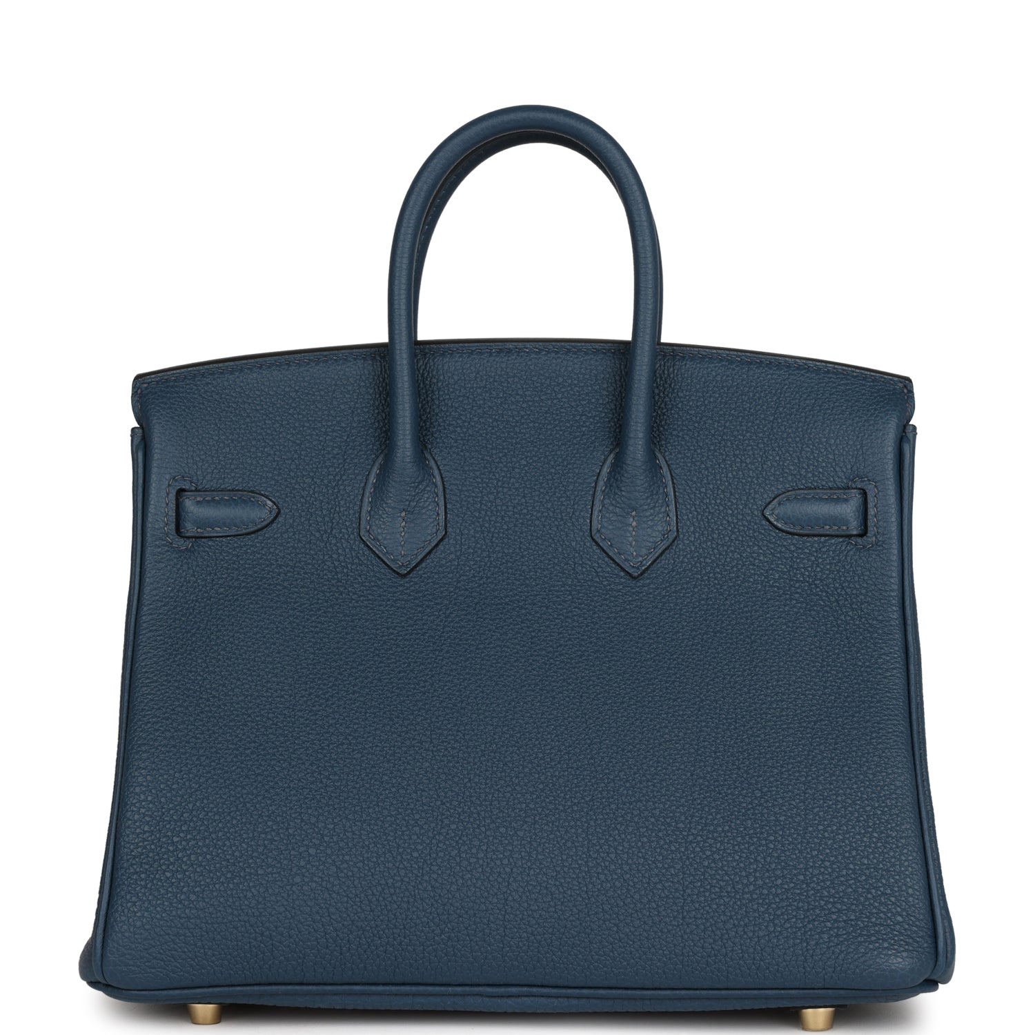 HMS Birkin 25 Bleu De Prusse Togo Gold Hardware