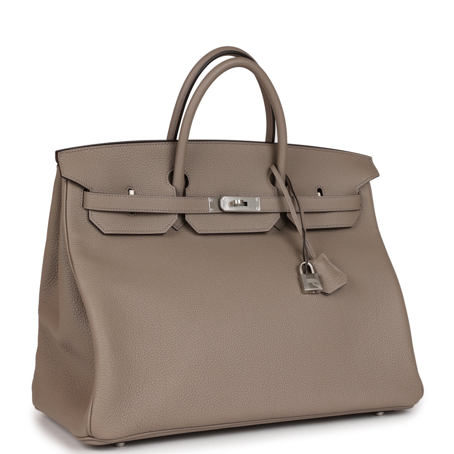 HMS Horseshoe Stamp (HSS) Birkin 40 Gris Tourterelle Togo Brushed Palladium Hardware