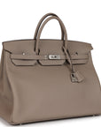 HMS Horseshoe Stamp (HSS) Birkin 40 Gris Tourterelle Togo Brushed Palladium Hardware