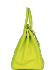 Top Quality HMS Birkin 35 Kiwi Swift Palladium Hardware