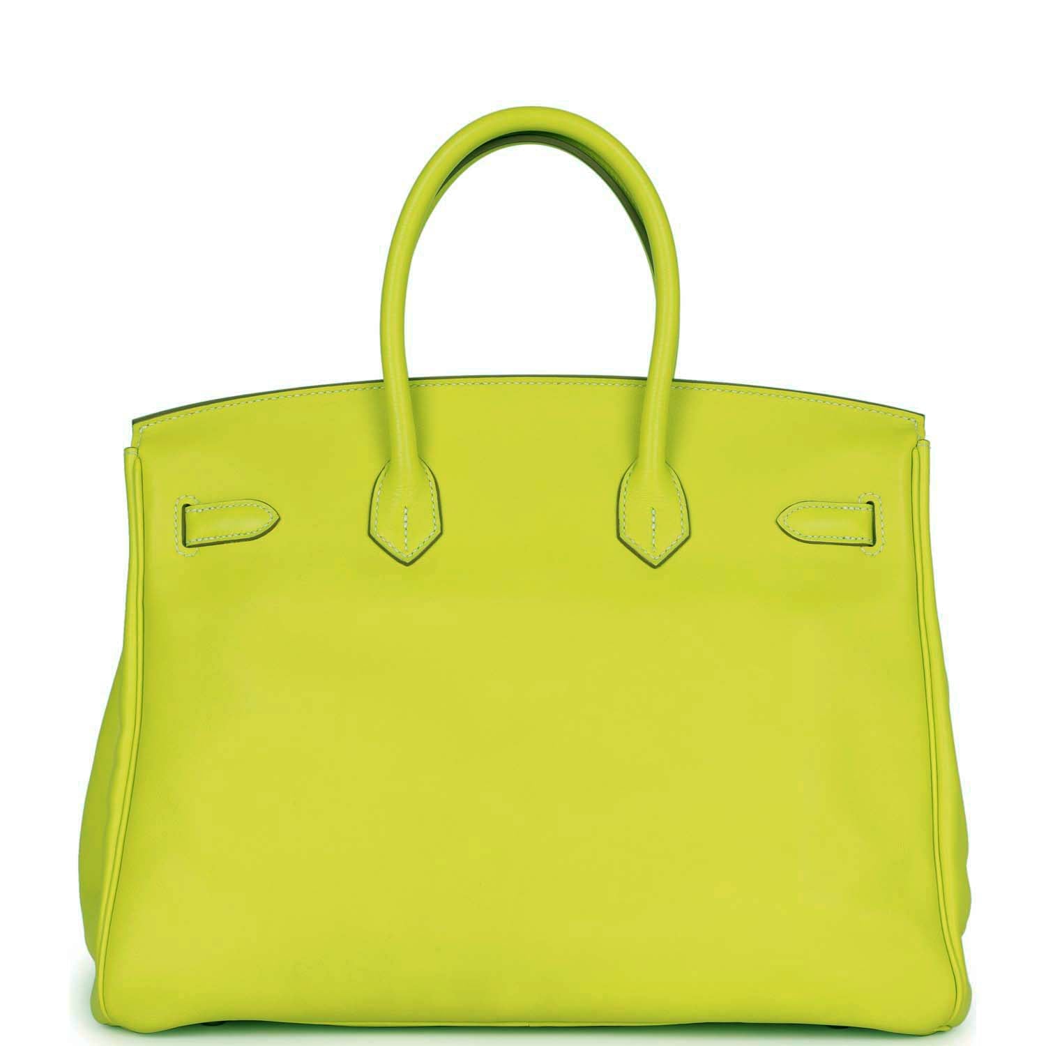 Top Quality HMS Birkin 35 Kiwi Swift Palladium Hardware