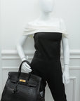 HMS Noir Crocodile Porosus Birkin 35 Bag