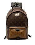 Brown LV Monogram Reverse Palm Springs PM Backpack
