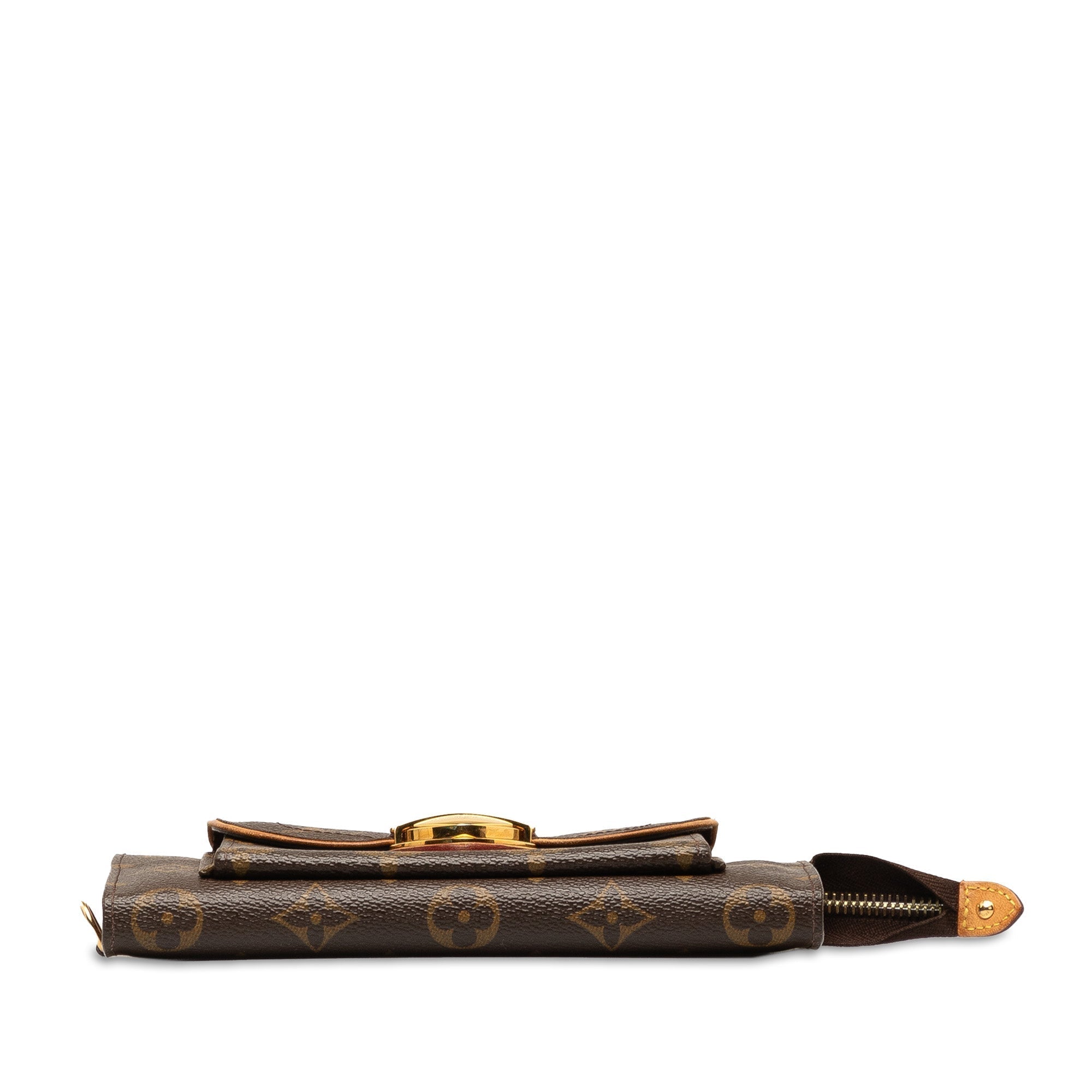 Brown LV Monogram Portefeuille Astrid Long Wallets
