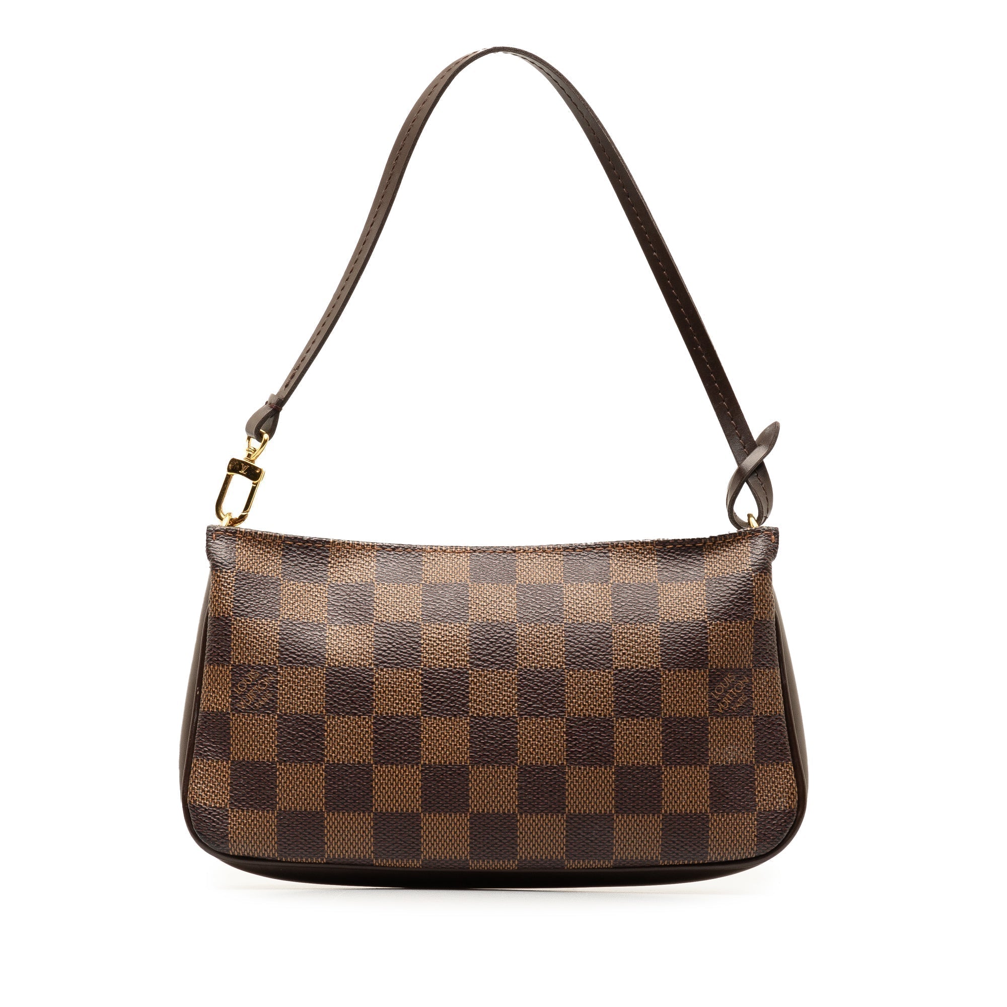 Brown LV Damier Ebene Pochette Accessoires Shoulder Bag