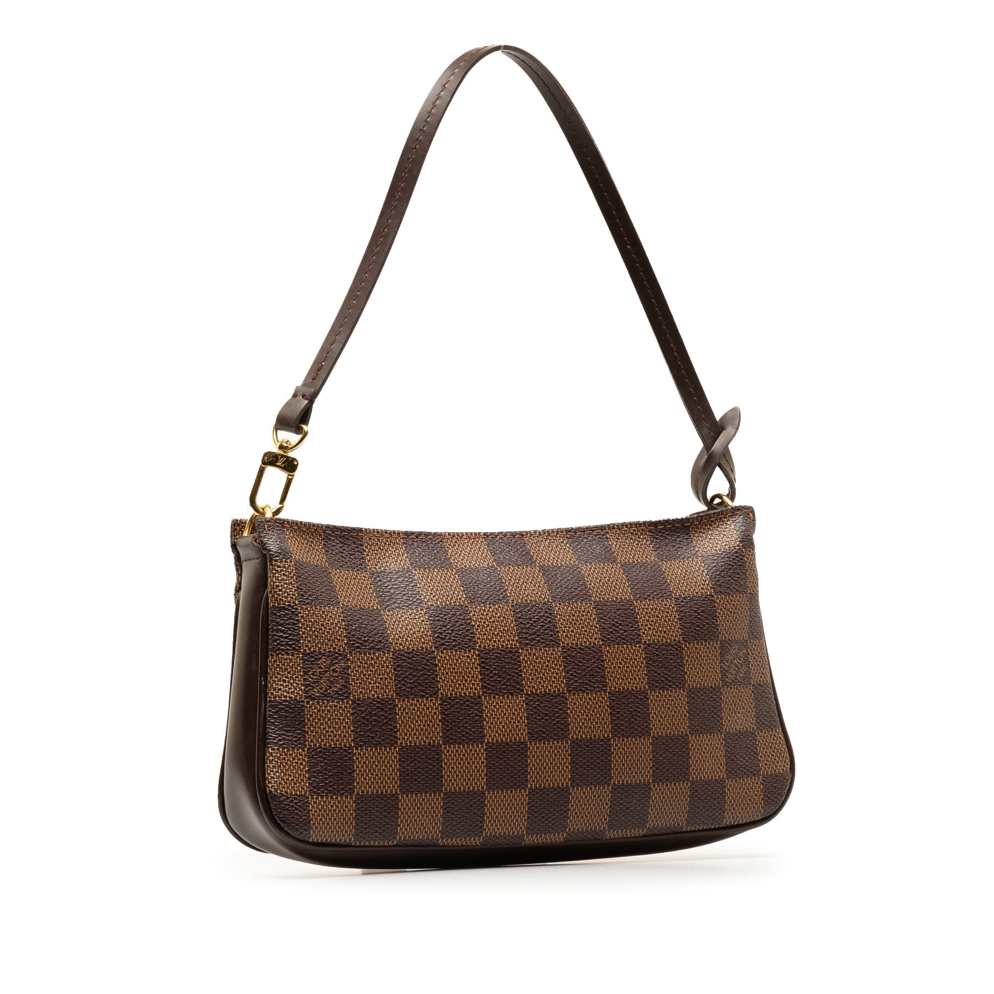 Brown LV Damier Ebene Pochette Accessoires Shoulder Bag