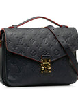 Blue LV Monogram Empreinte Pochette Metis